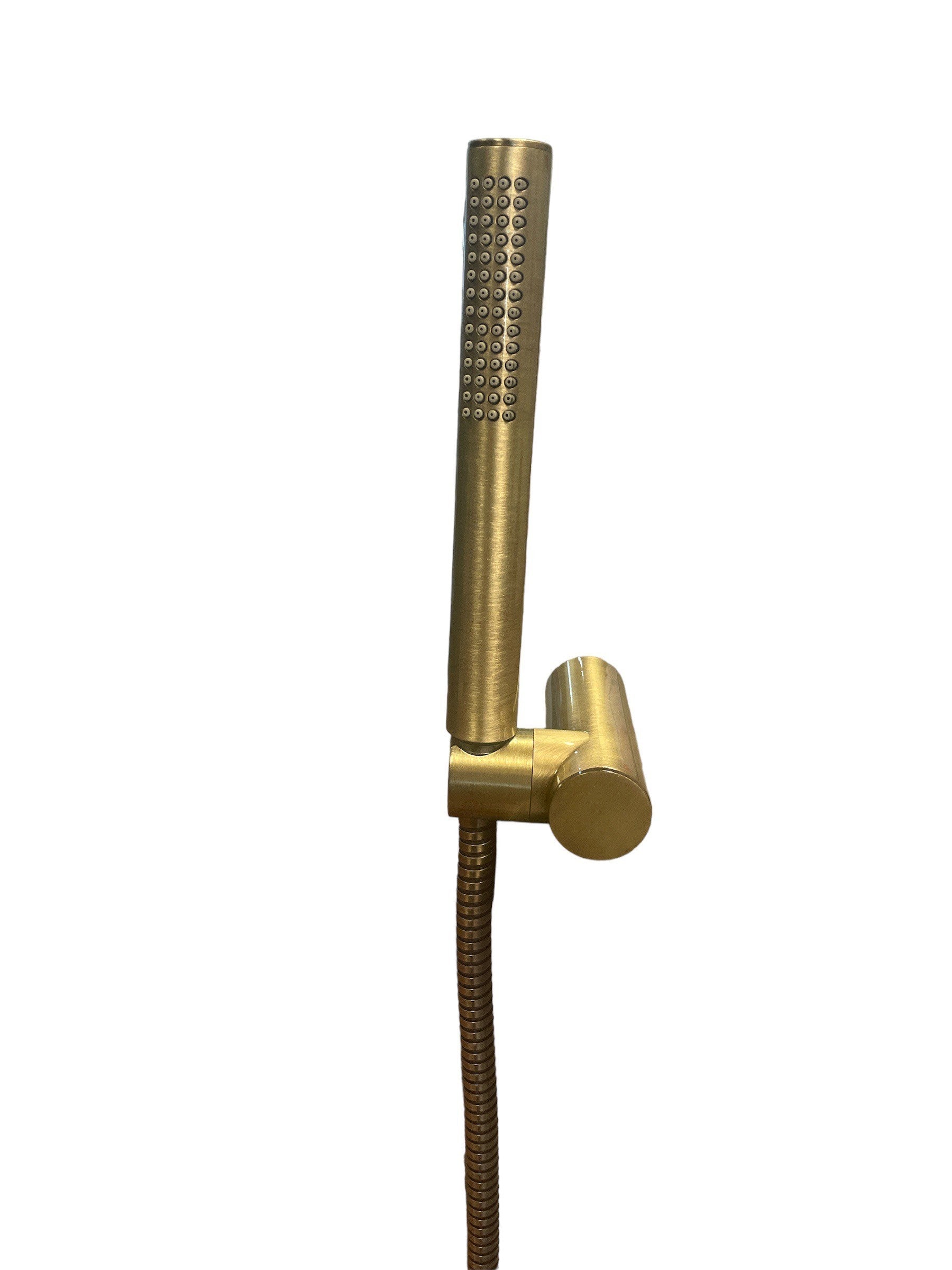 Set doccia bronzo, vecchio ottone con supporto doccia e flessibile