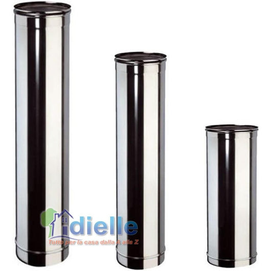 Canna fumaria tubo acciaio inox aisi 304 diam. 250 mt 1 spess. 0