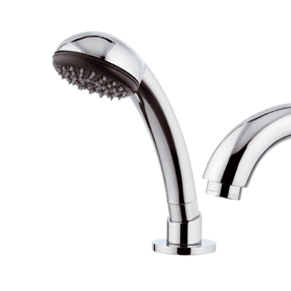 Rubinetto bordo vasca con deviatorebocca fusa e doccetta - serie 35