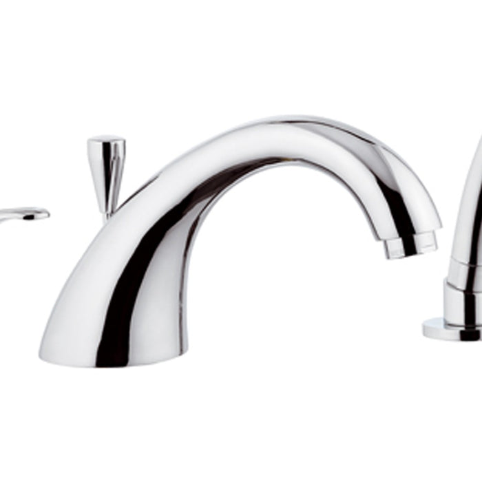 Rubinetto bordo vasca con deviatorebocca fusa e doccetta - serie 35