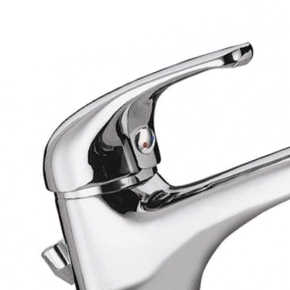 Rubinetto miscelatore economico per lavabo con scarico in plastica 35