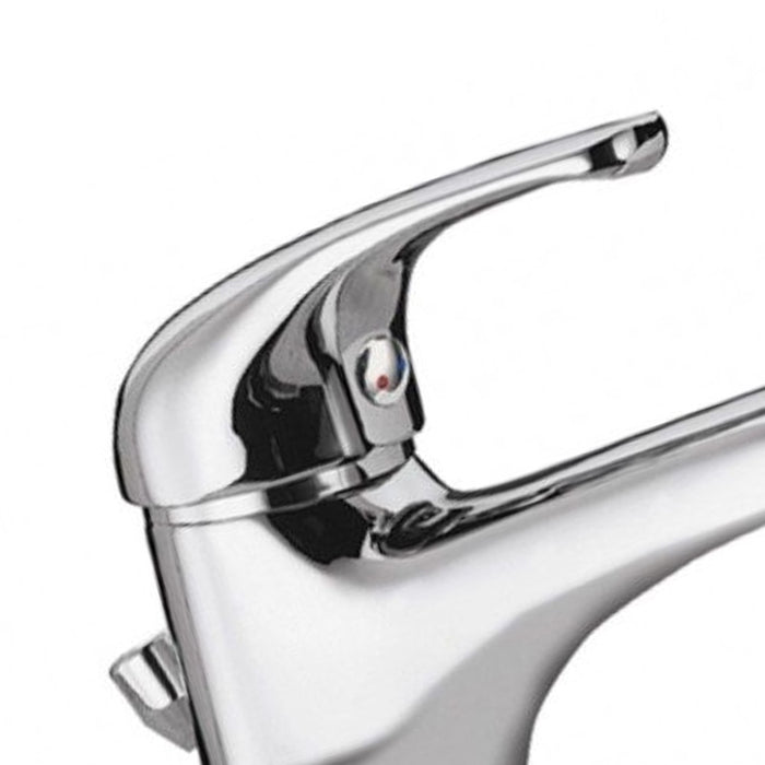 Rubinetto miscelatore economico per lavabo con scarico in plastica 35