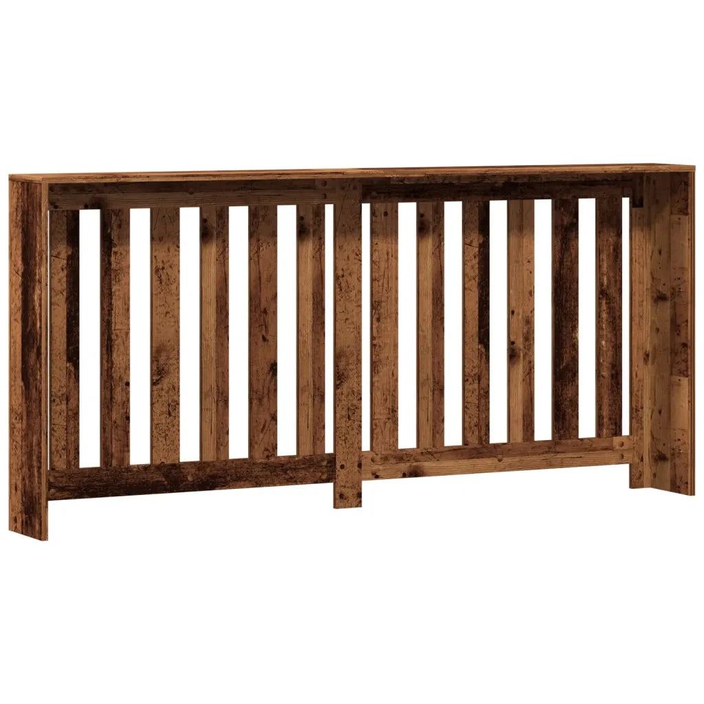 vidaXL Copertura Termosifone Legno Antico 175x20x82 cm in Multistrato