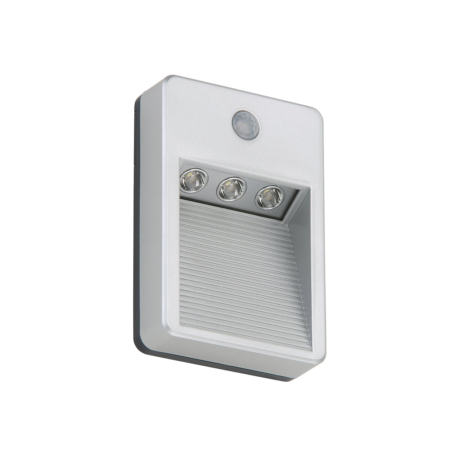 Applique Esterno Moderno Lero Plastica Grigio Titanio Led Integrato 1,2W 6500K