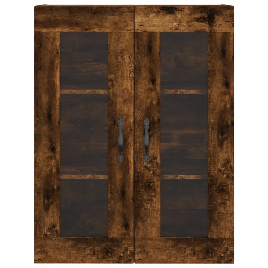 vidaXL Credenza Rovere Fumo  69,5x34x180 cm in Legno Multistrato