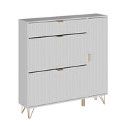 Vicco Mobile porta scarpe Bianco 108 x 107.5 cm