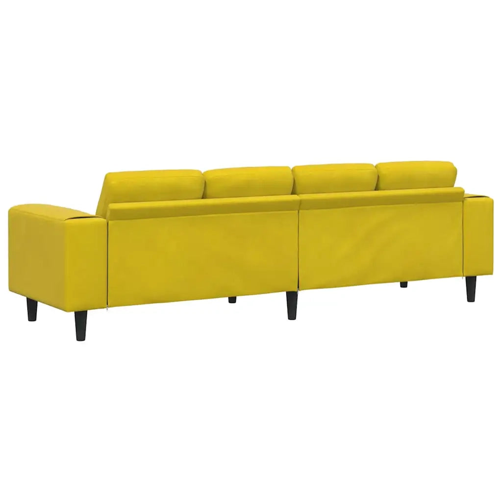 Set di divani Giallo Velluto