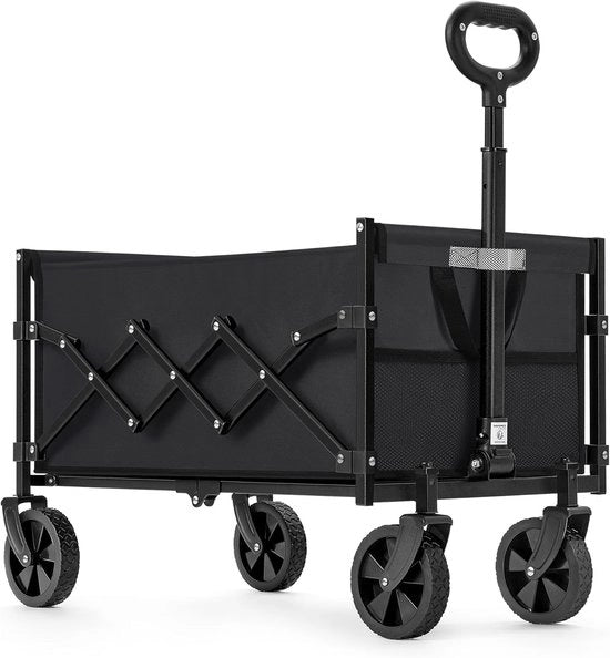 Carrello da giardino e outdoor pieghevole - Compatto, leggero e resistente fino a 150 kg di carico