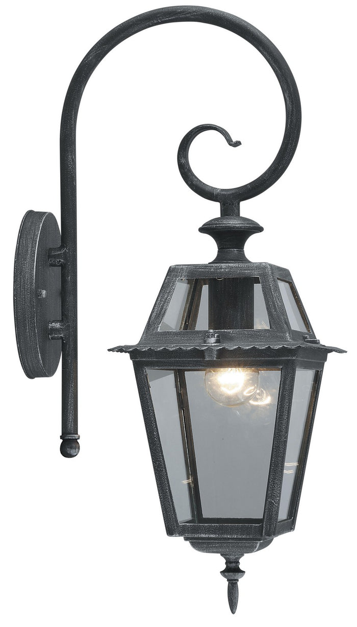 lanterna "milano" w.60 con braccio grigio ghisa cod:ferx.22789