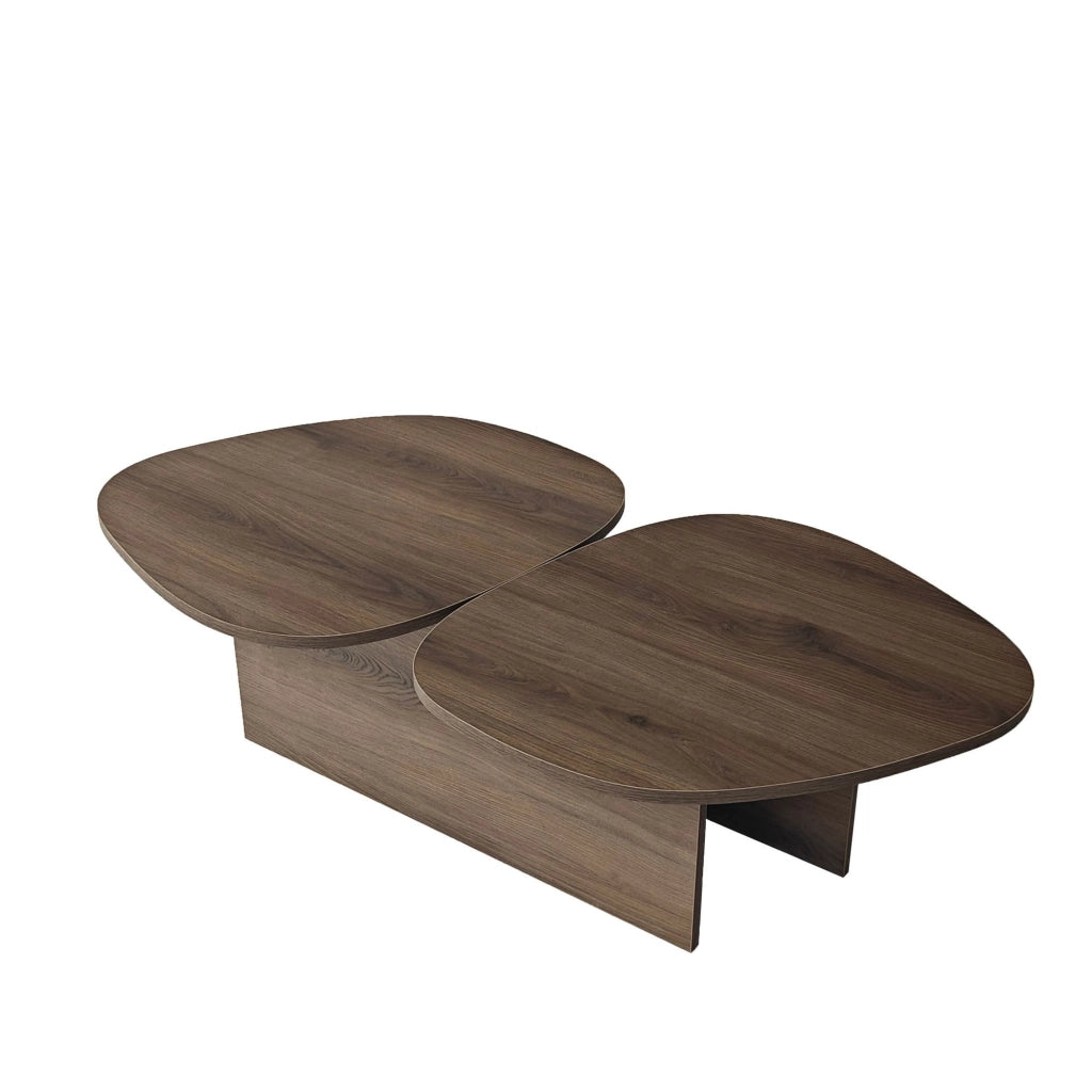 Tavolino in legno "Stones" 125 x 60 x 38 cm - Noce