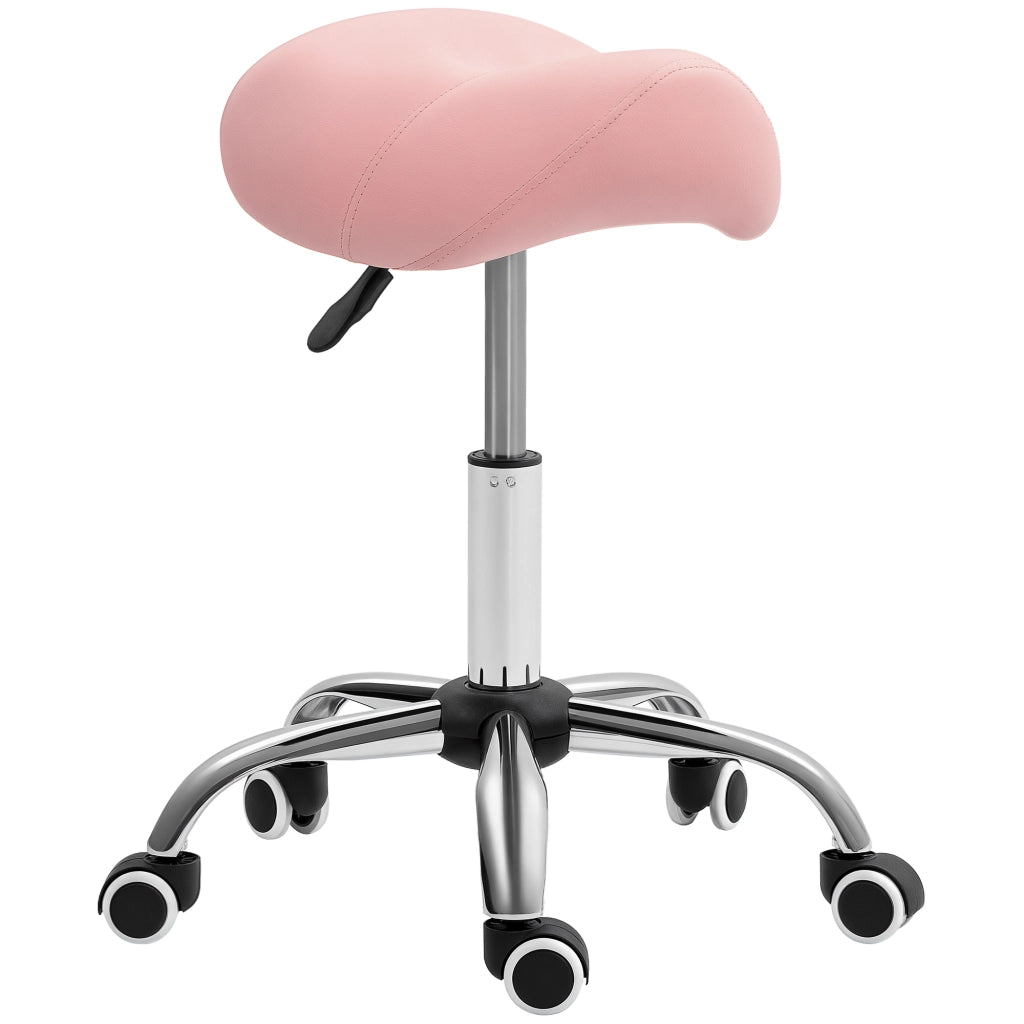 Sgabello regolabile 360¡ã rotante ¨C zephmum ¨C rosa 49-61 cm