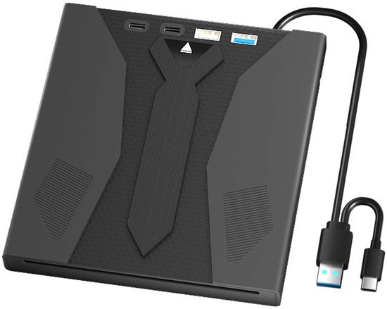 Estensore esterno 7-in-1 Type-C 3.0, lettore ottico, bruciatore multifunzione, compatibile con schede SD/TF espandibili, adatto per laptop MacBook