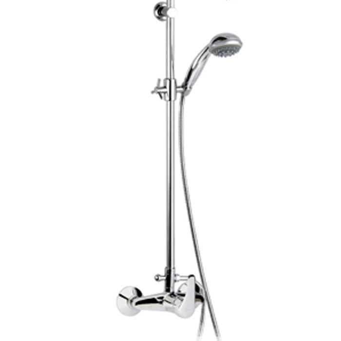 Colonna doccia con colonna saliscendi, doccetta e soffione - serie 35