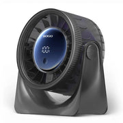 Ventilatore da tavolo ricaricabile con batteria 3000mAh, 5 velocità, display LED touch, inclinabile, autonomia 8 ore - SOGO