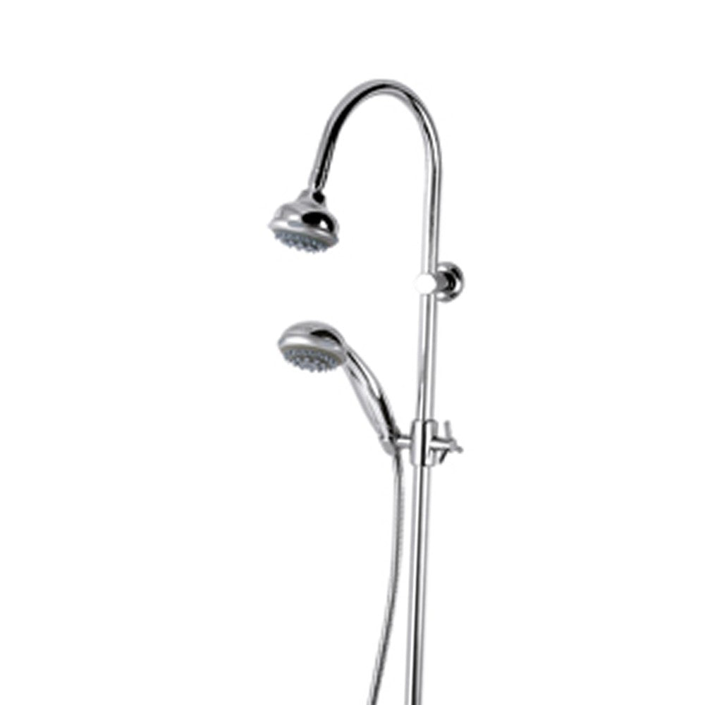 Colonna doccia con colonna saliscendi, doccetta e soffione - serie 35