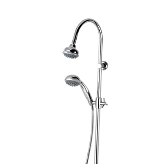 Colonna doccia con colonna saliscendi, doccetta e soffione - serie 35