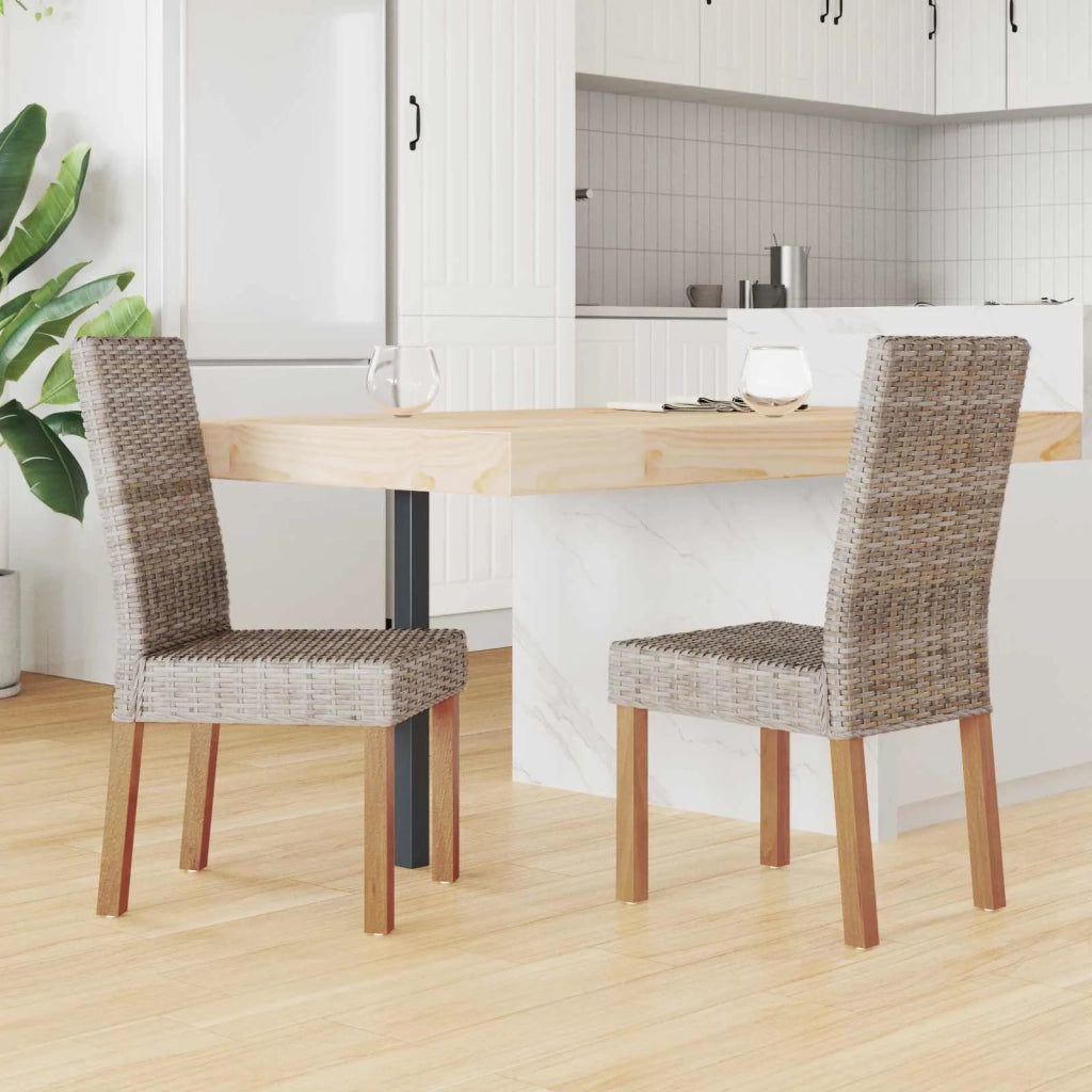 Sedia da pranzo 2 pcs Grigio Kubu 45 x 54 x 93 cm 42012420