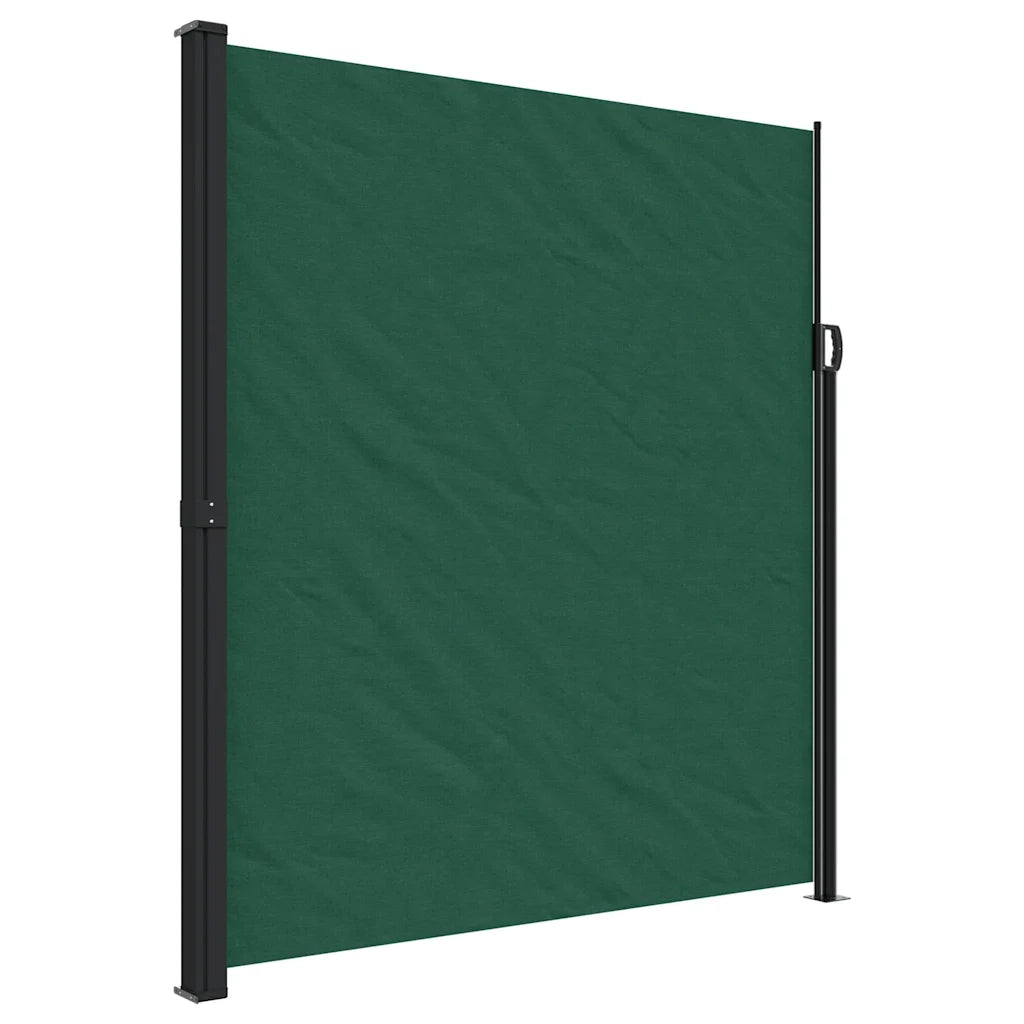 Tenda da Sole Laterale Retrattile Verde Scuro 220x600 cm 4004575