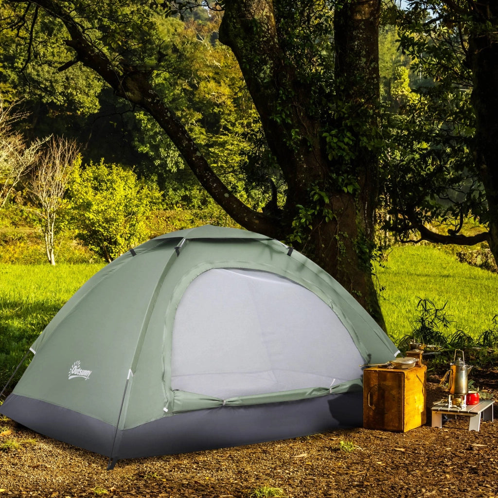 Tenda da Campeggio Igloo con Zanzariera ¨C zephmum ¨C Verde 206x152x110 cm
