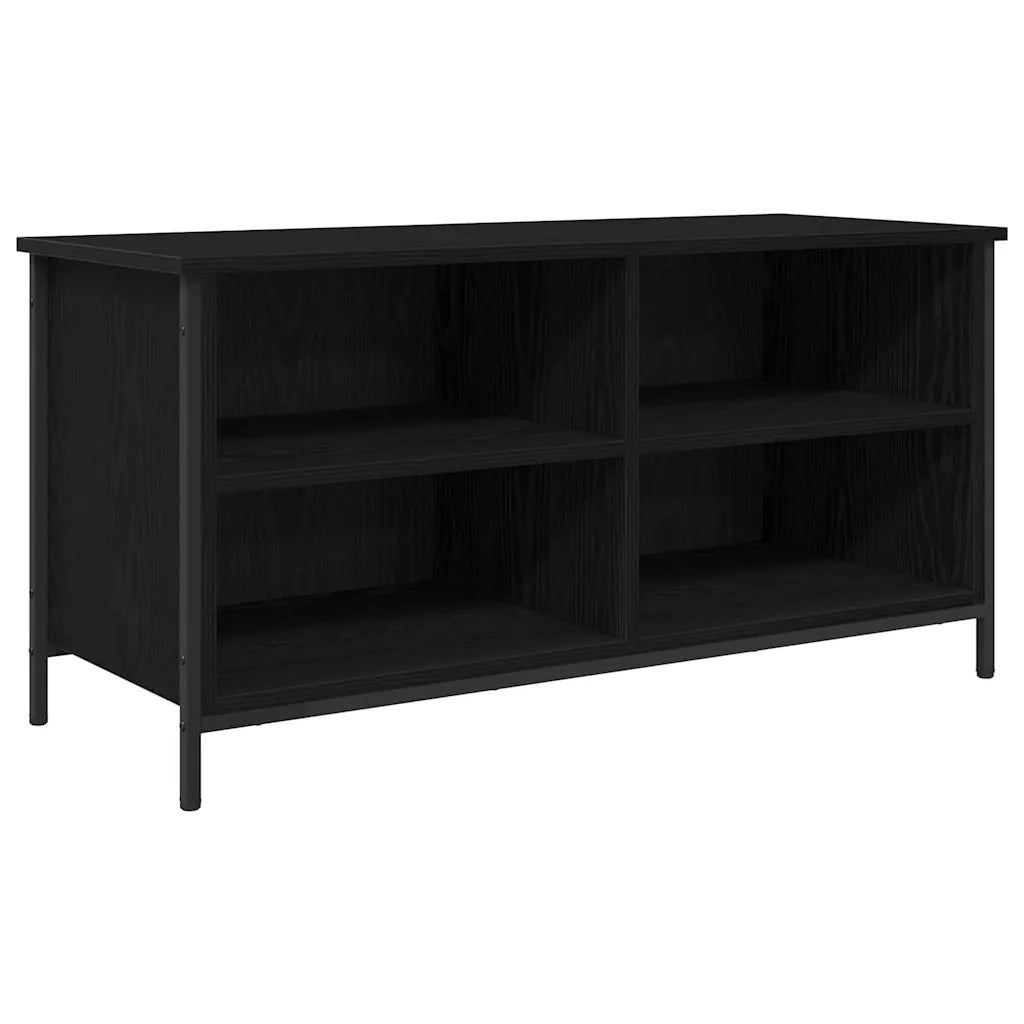 Mobile TV Rovere Nero 100 x 40 x 50 cm Legno multistrato