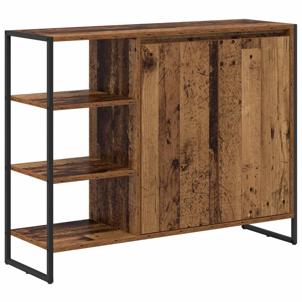 Mobile laterale Legno vecchio 96.5 x 30 x 75 cm