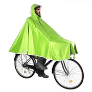 Impermeabile poncho con cappuccio per ciclisti - escursionisti e campeggiatori - leggero - compatto - unisex e riutilizzabile - verde giallo