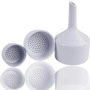 Treccia ceramica scientifica per laboratorio per getto miniatto - Treccia Buchner, recipiente liquido robusto in plastica per cromatografia qualitativa (60MM-100MM)