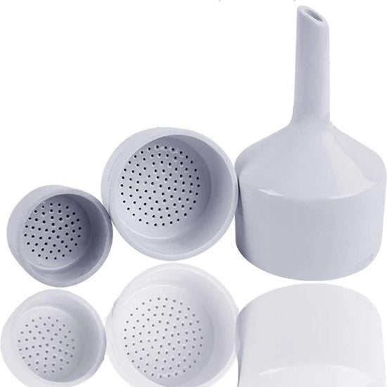 Treccia ceramica scientifica per laboratorio per getto miniatto - Treccia Buchner, recipiente liquido robusto in plastica per cromatografia qualitativa (60MM-100MM)