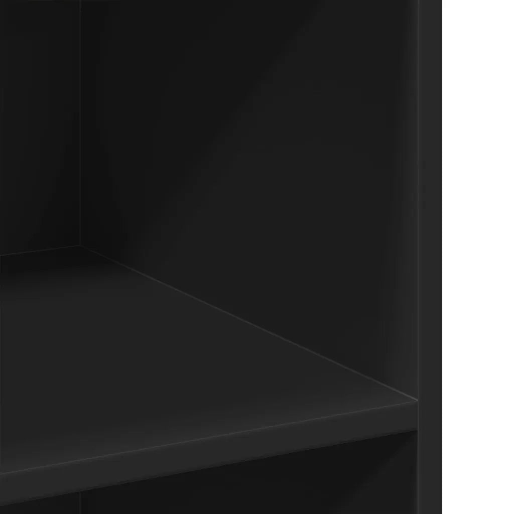 Credenza Nera 70x41x93 cm in Legno Multistrato 846370