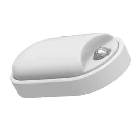 PLAFONIERA A LED OVALE CON SENSORE 18W - 2000 Lm - Tricolor - LAMPO
