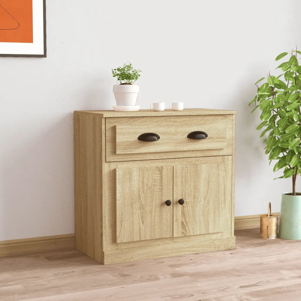 Credenza Rovere Sonoma 70x35,5x67,5 cm in Legno Multistrato 816427