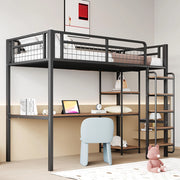 Letto a castello - Xylo - 90x200 cm metallo nero