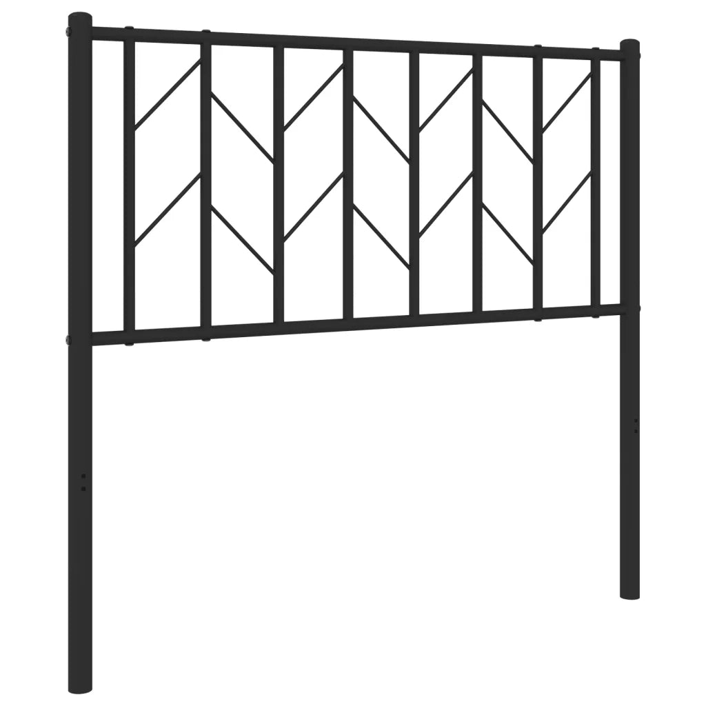 Testiera di Ricambio in Metallo Nero 90 cm 374465