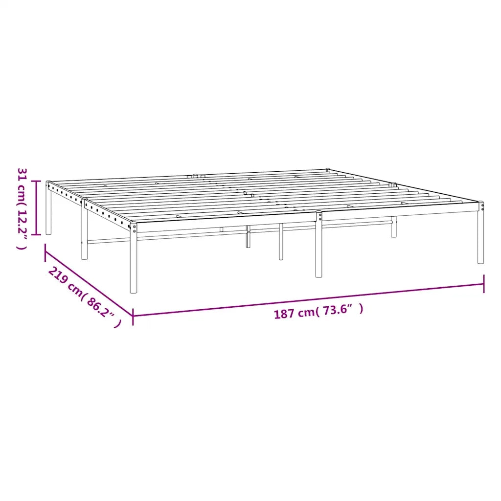 Giroletto Metallo Bianco 183x213 cm 350918