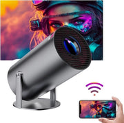 Proiettore mini con schermo da 213 cm - Proiettore mini - Proiettore mini per smartphone - Proiettore mini con Wi-Fi e Bluetooth.