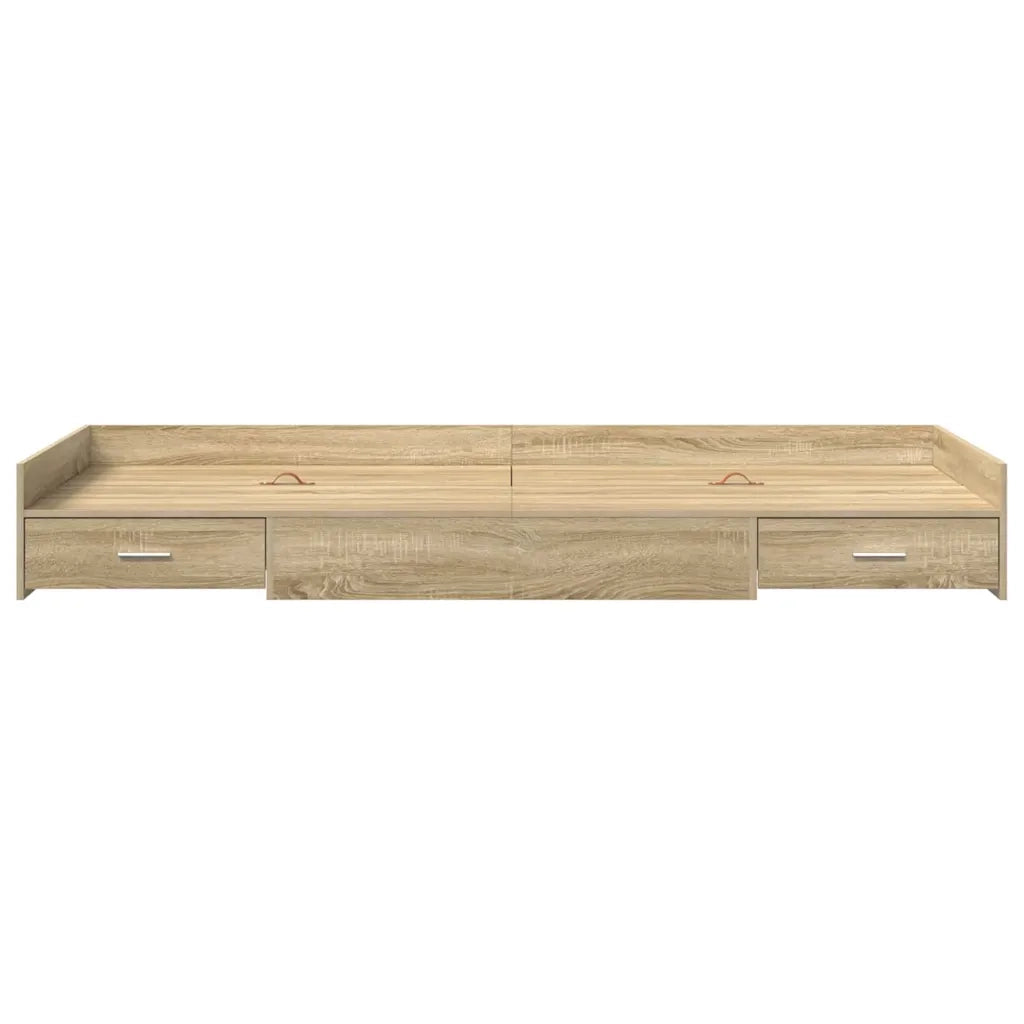 Struttura del letto Rovere Sonoma 80 x 200 cm Legno multistrato 3335239