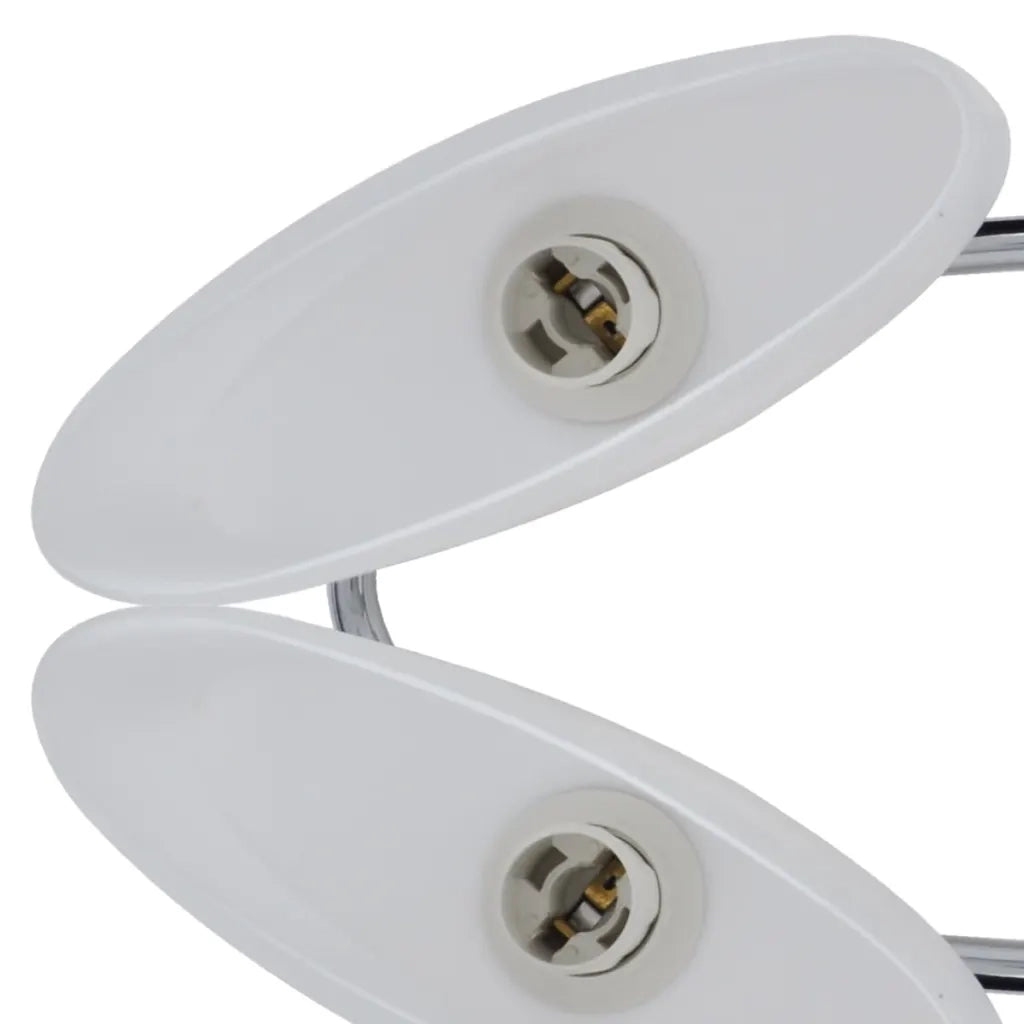 Lampada da Soffitto Ellissoidale Vetro Paralume 4 Lampadine E14 cod mxl 70784