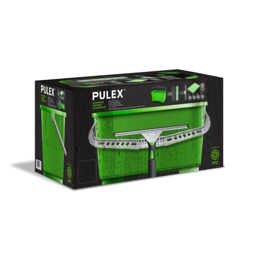 Kristal Ultra Pulex Kit Completo per Pulizia Vetri 6 pezzi compreso di Accessori | IPC