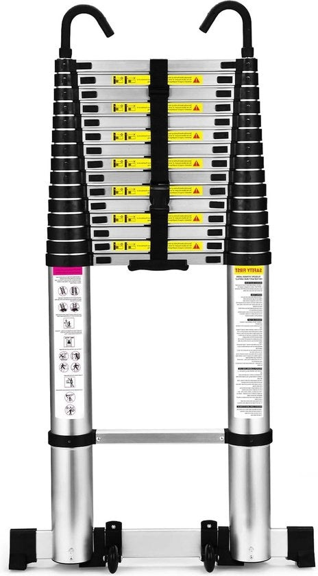 Ladder telescopica 5,6 metri con piattaforma rimovibile