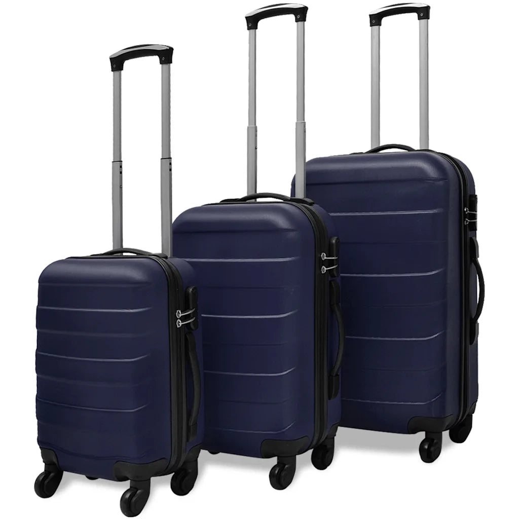 Set Trolley Rigidi 3 pz Blu 45,5/55/66 cm 91144