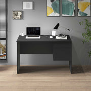 Scrivania Easy 1 anta e 1 cassetto antracite opaco 110x50x75 cm