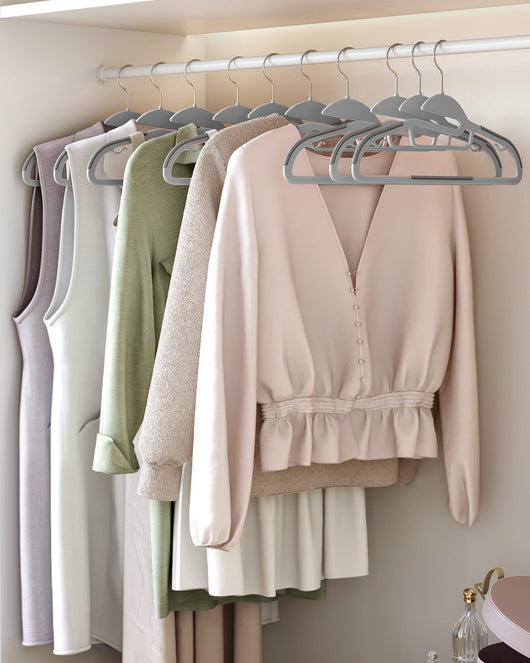 Set di grucce Valora PlDAPIc da 20 pezzi con gancio girevole a 360°