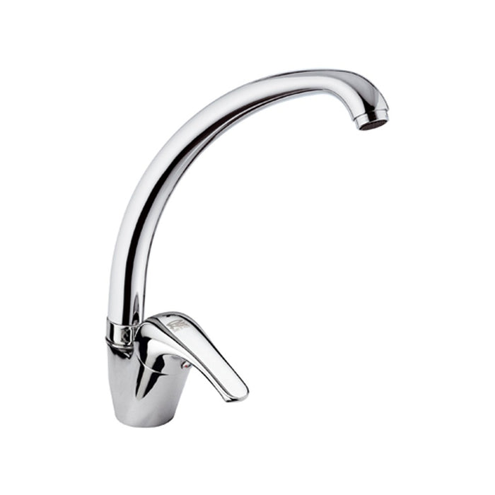 Rubinetto lavello con bocca alta girevole - serie 35