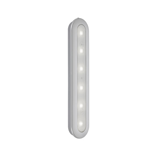 Applique Moderna Lero Plastica Argento Led Integrato 1,5W 6500K