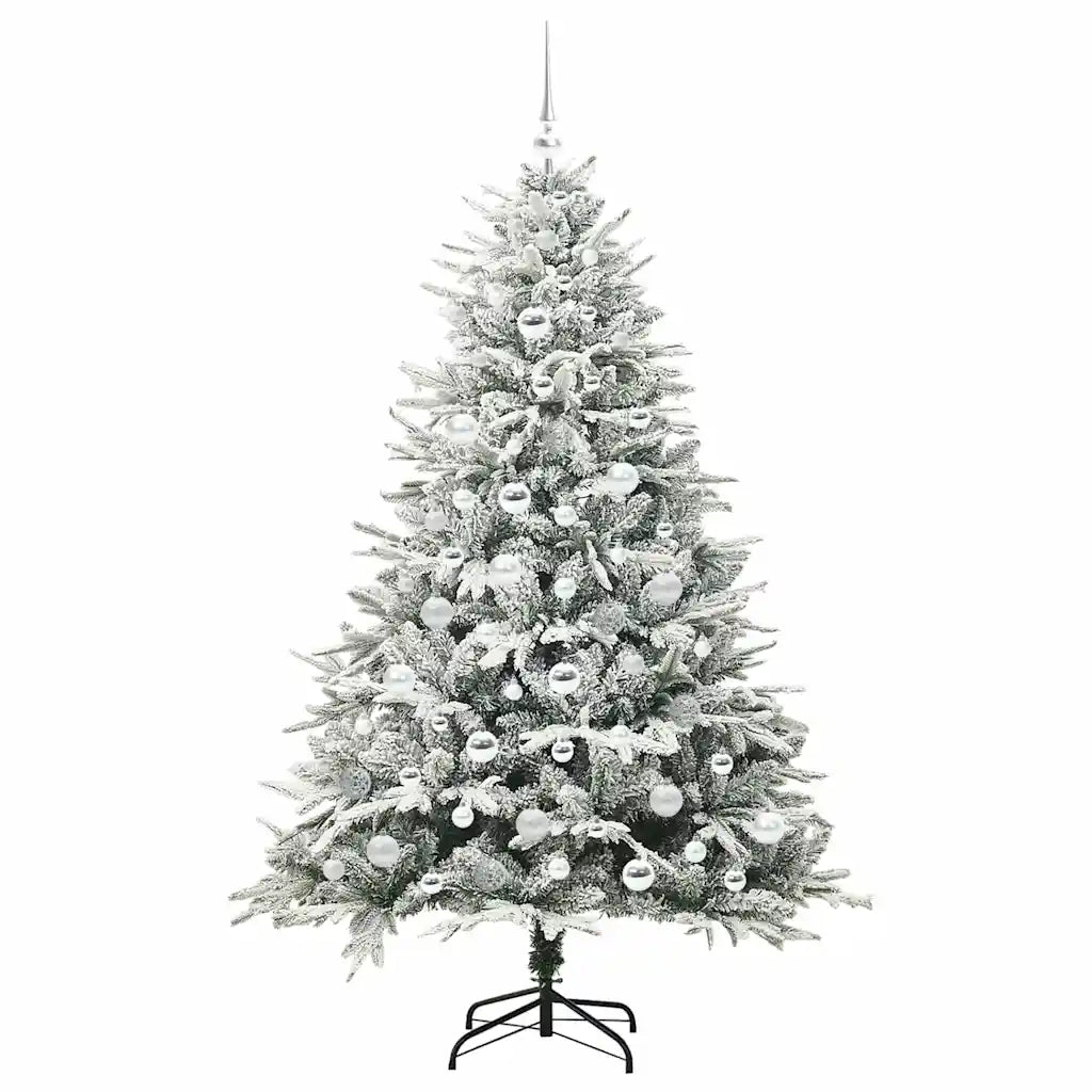Albero di Natale Artificiale Pre-illuminato con Set di Palline 3395402