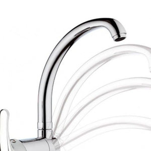 Rubinetto lavello con bocca alta girevole, tipo lusso - serie 35