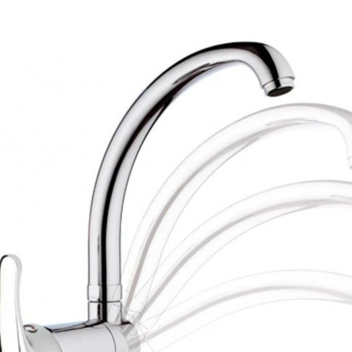 Rubinetto lavello con bocca alta girevole, tipo lusso - serie 35