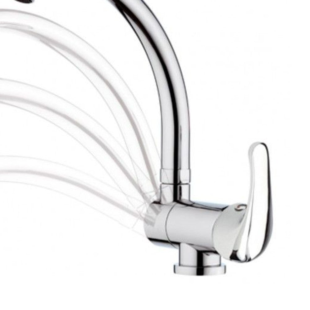 Rubinetto lavello con bocca alta girevole, tipo lusso - serie 35