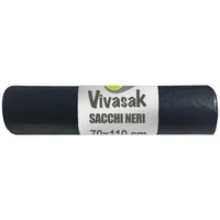 sacchi nettezza urbana rotolo 72x110 nero gr. 300 cod:ferx.22813