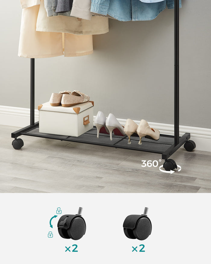 Appendiabiti VALORA con ruote per cappotti e giacche - HSR25BKV1